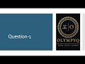 Question 1 IOQM-2024