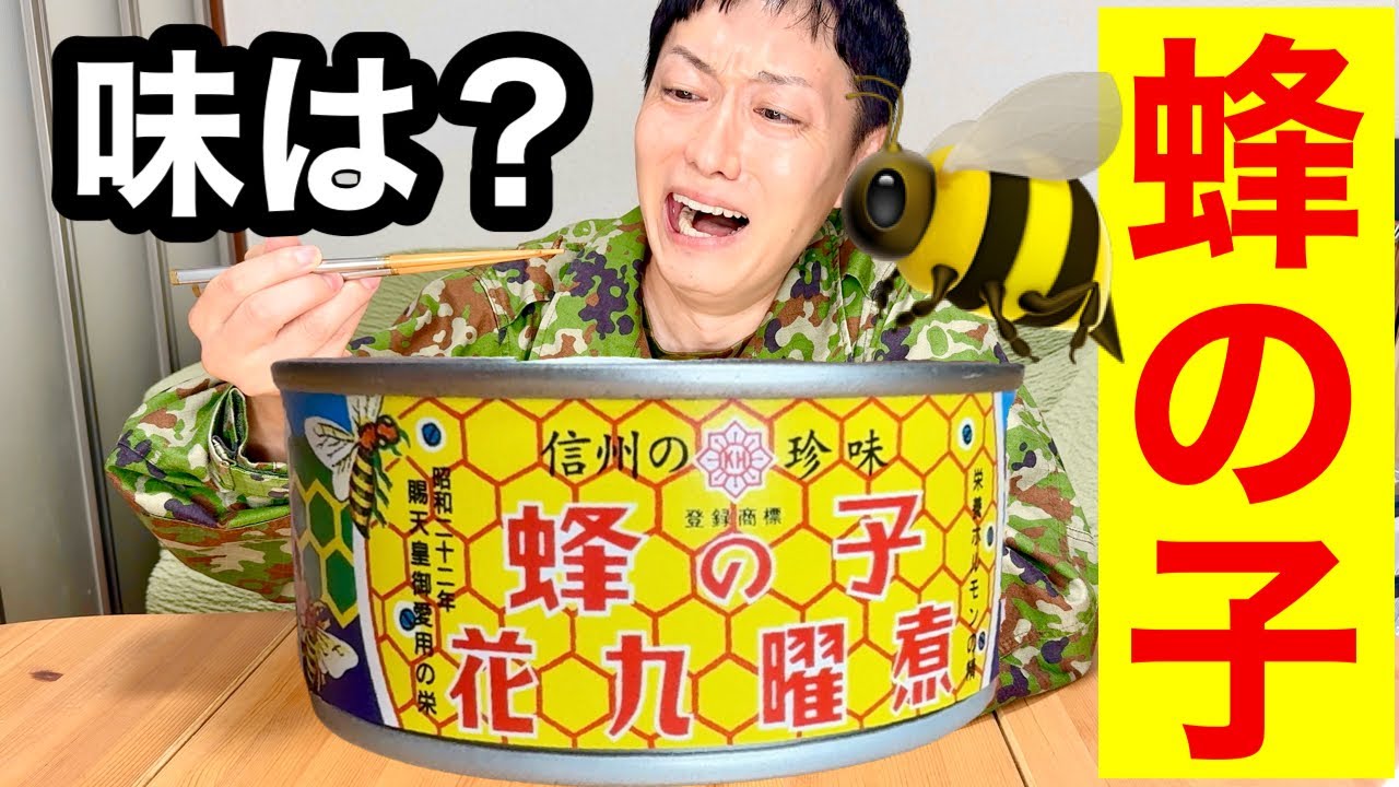 バチャシン 缶バ 大量 71個 Mountain Delicacy! What Do Canned Bee Larvae Taste Like? Taste