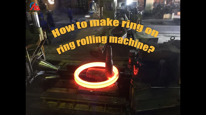 How to make ring on ring rolling machine