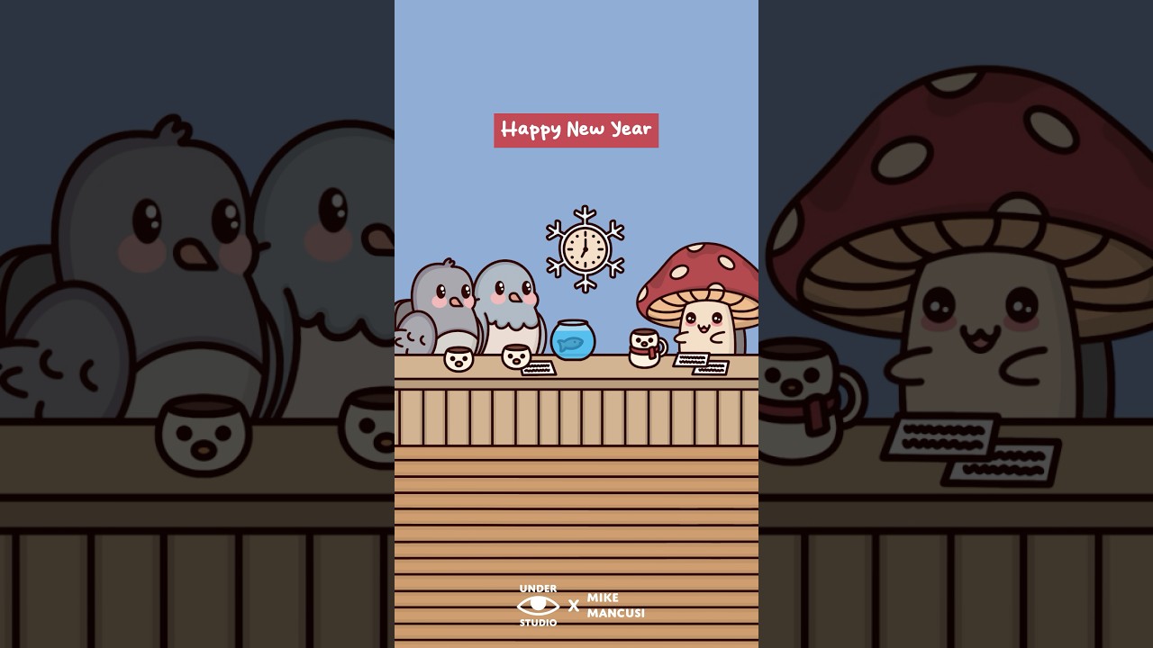 Corporate Translator: New Year 🐟 Animation Meme | Original Video: Under Studio x @mikemancusi