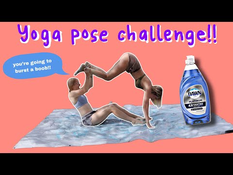 SLIPPERY YOGA POSE CHALLENGE ▶1:57 