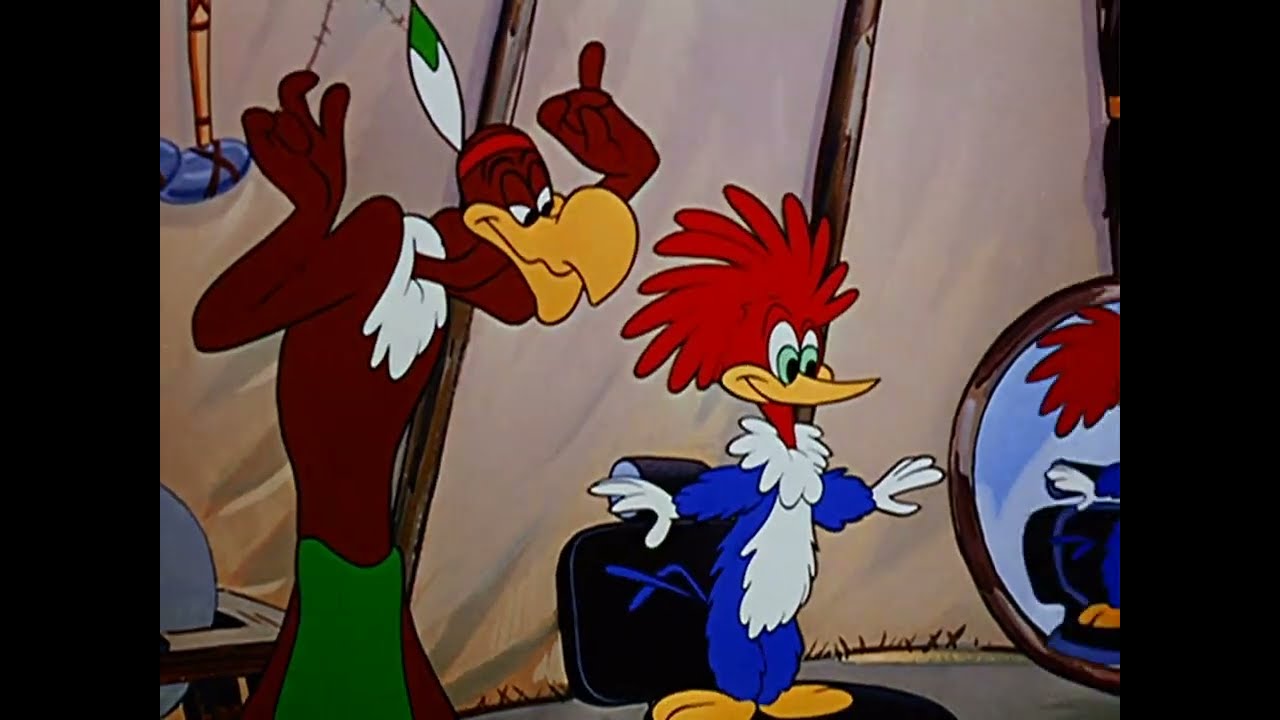 Pica Pau clássico Episódio 43: O Cabeleireiro. Alta qualidade.