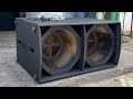 Así quedo el elipsi 218p sudwoofer profesional