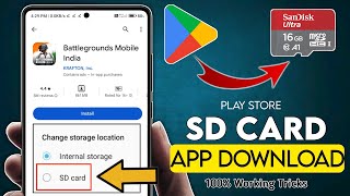 Play Store App SD Card DOWNLOAD | How To Install Apps Directly To SD Card Android From Play Store screenshot 4