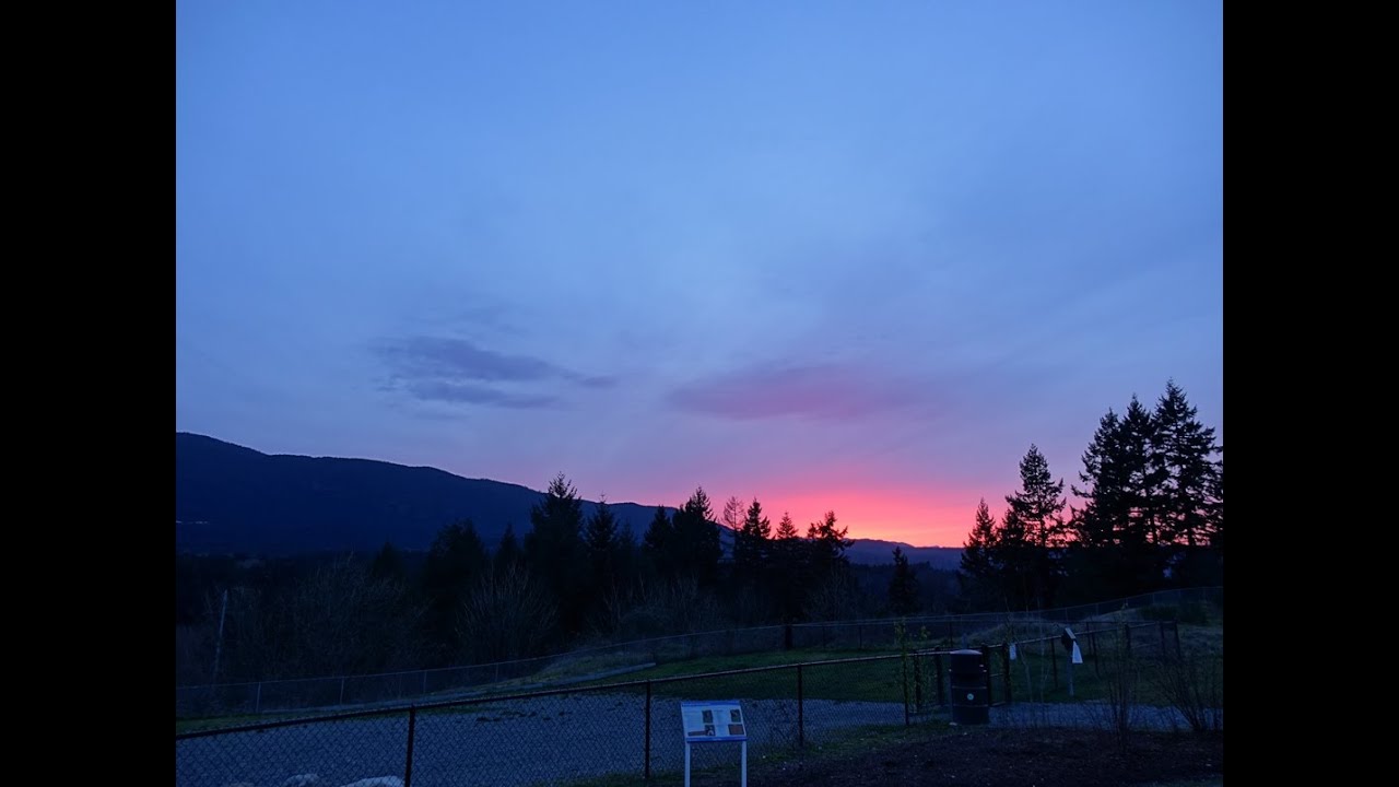 Northfield Lookout Nanaimo sunset timelapse camera iphone 8 plus apk