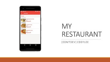 Android Development Tutorial - My Restaurant Part 11 Add Favorite Food System