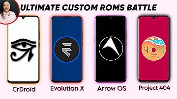 ULTIMATE CUSTOM ROM BATTLE: CRDROID VS EVOLUTION X VS ARROW OS VS PROJECT 404 ROM | BEST CUSTOM ROM🔥