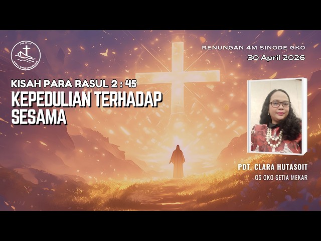 Renungan Harian 4M - Kepedulian Terhadap Sesama