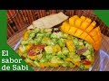 Mango, Aguacate y Manzana en Pico de Gallo/Paso a Paso/El sabor de Sabi