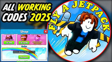 Fly a Jetpack Codes September 2025 ⚠️New⚠️ ALL WORKING Roblox Fly a Jetpack Codes 2025