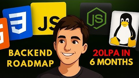 How to Become a Backend Developer | BACKEND ROADMAP