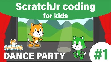 ScratchJr Coding For Kids (Video 1) - Dance Party!