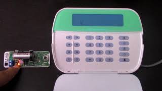 Power Series NEO - Cómo programar un sensor inalámbrico en un panel NEO con un teclado de íconos