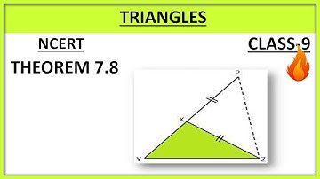 Triangles Theorem 7.8 Proof || Chapter 7 || Ncert Class 9th maths #triangles #class9thmathsncert