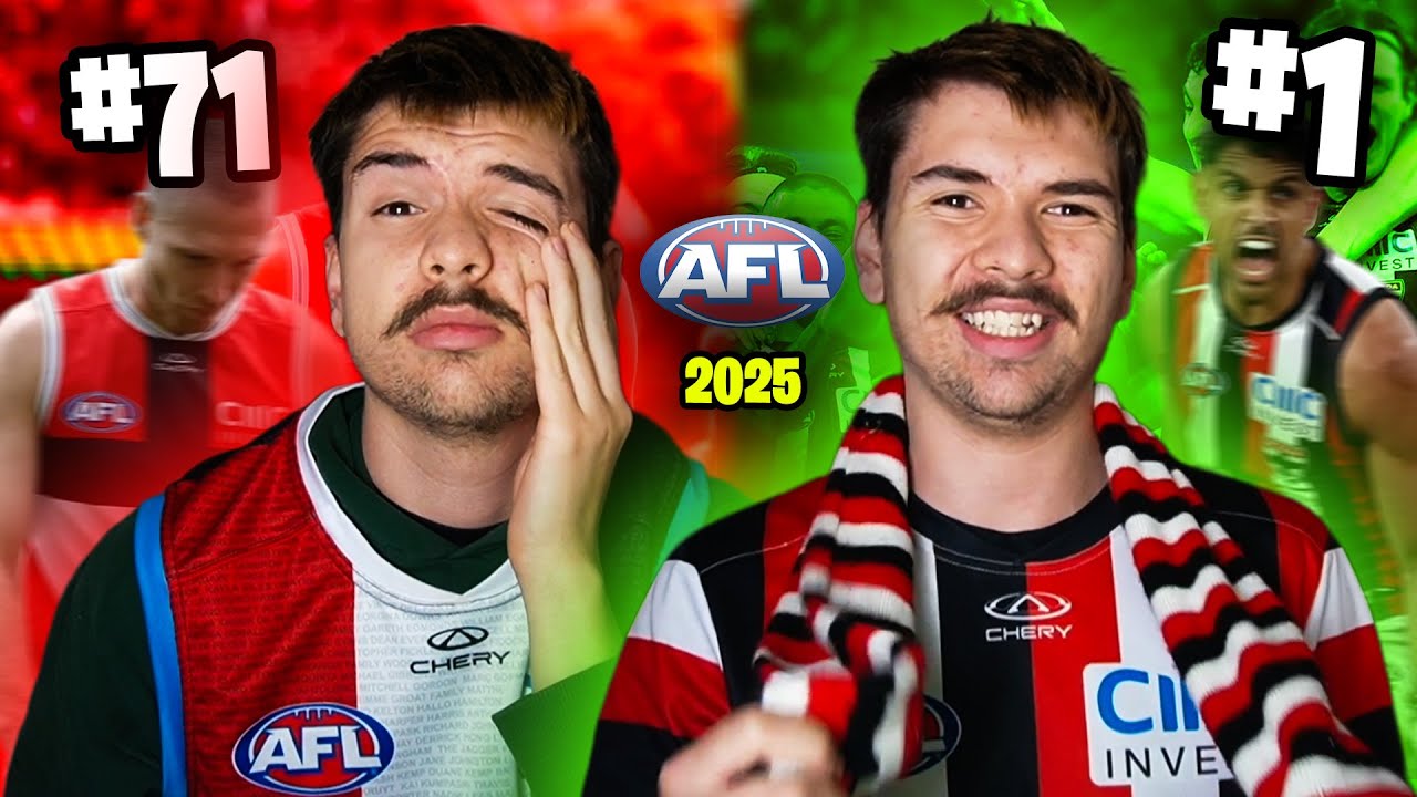 Рейтинг КАЖДОЙ игры AFL, которую я посетил в 2025 году!!