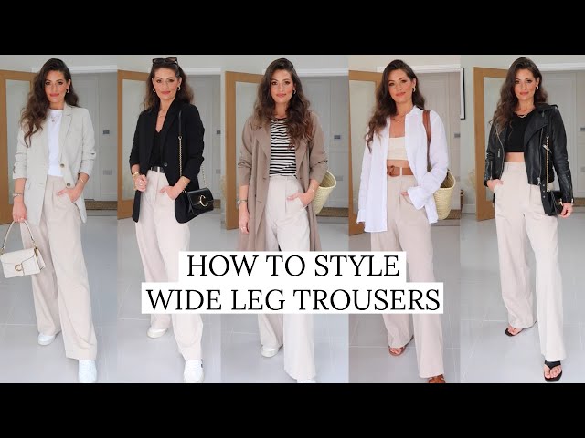 One Pant, 3 Looks - How to Wear the White Wide Leg Trouser  Wide leg jeans  outfit, White wide leg trousers, White jeans plus size