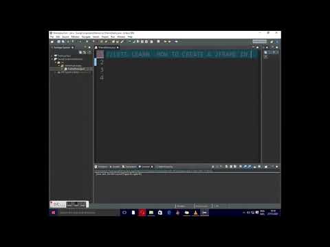 How to create a JFrame in Java using a Class Constructor -tutorial(1).