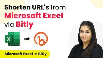 How to Shorten URL from Microsoft Excel via Bitly | MS Excel Bitly