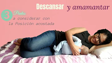 ¿Se puede dar el pecho en la cama?