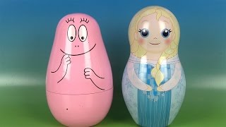 Poupées Gigognes Russes Barbapapa Reine des neiges Nesting dolls Figurines Ben & Holly