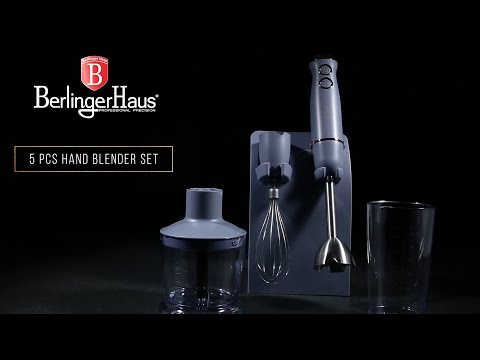Berlinger Haus Moonlight Collection 5 Pcs Hand Blender Set Presentation [BH-9298]