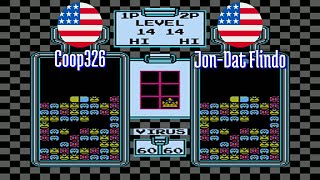 FT2 @nes_drmario: Coop326 (US) vs Jon-Dat Flindo (US) [Dr. Mario NES Fightcade] May 22