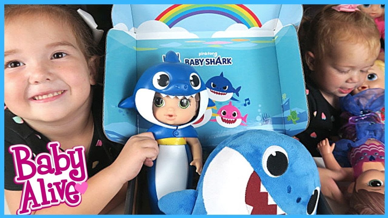 New Baby Shark Baby Alive Doll Youtube New Baby Shark Baby Alive Doll Youtube