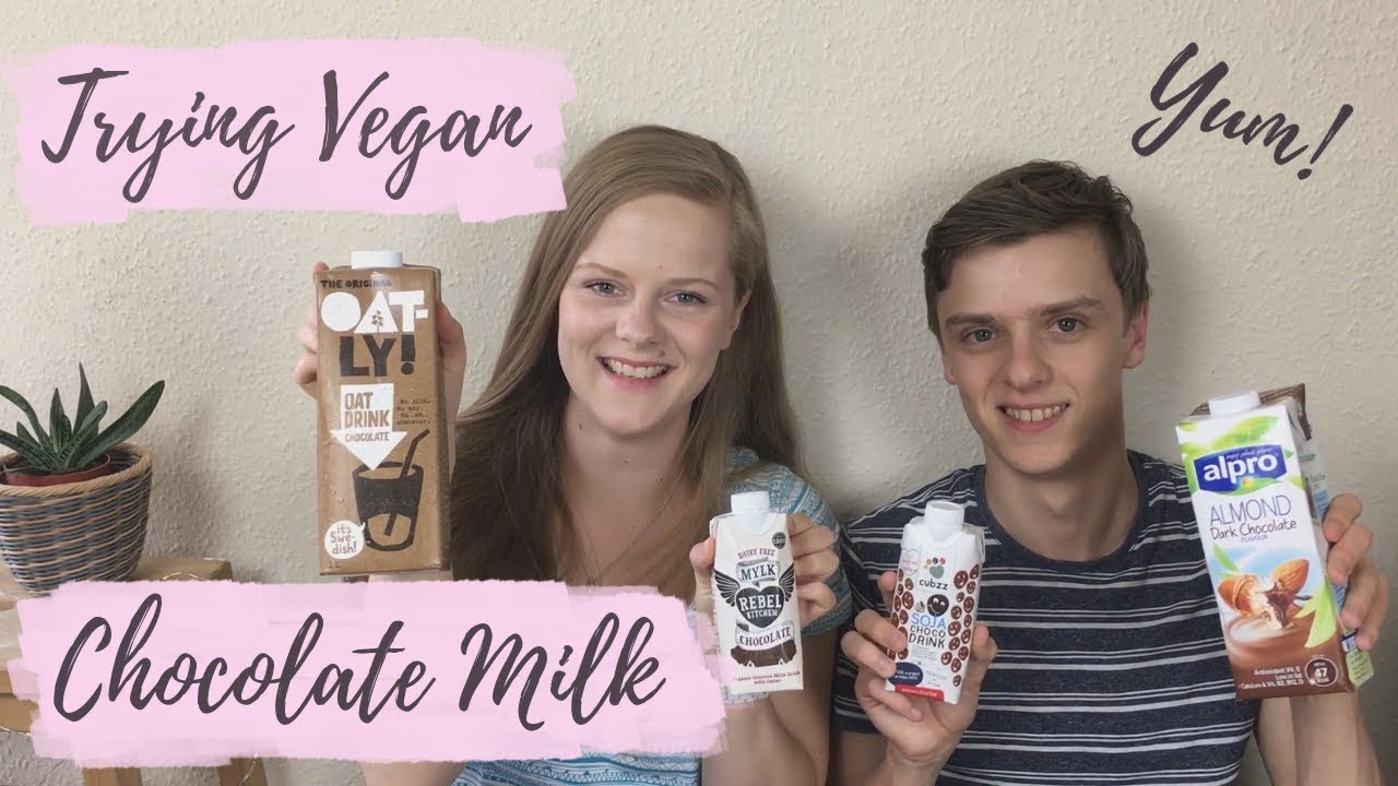 VEGAN CHOCOLATE MILK TASTE TEST 🌱 YouTube