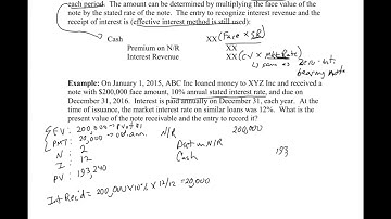 Cash & Receivables 8 - Interest Bearing Note Receivable