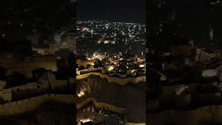 Sonar Quila Night View 🌙✨ | Jaisalmer Fort Drone Shot #Shorts #sonarquila  #jaisalmerfort