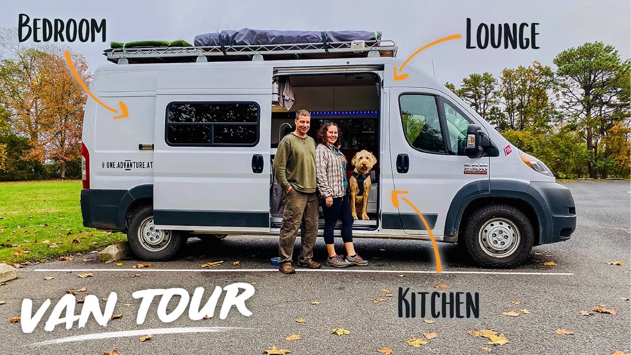 VAN LIFE TOUR Full Time Living DIY RAM Promaster Camper Van