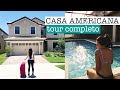 Morando em uma casa americana | TOUR COMPLETO