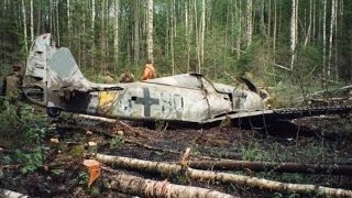 Нашли Cамолет времен второй мировой на поверхности! металлоискатель в деле