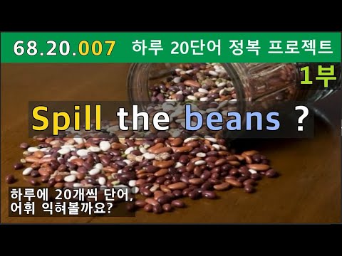 [하루20단어#007-1부] <strong>미국드라마로</strong> 배우는 어휘학습, 단어학습 영어공부 68.20.007