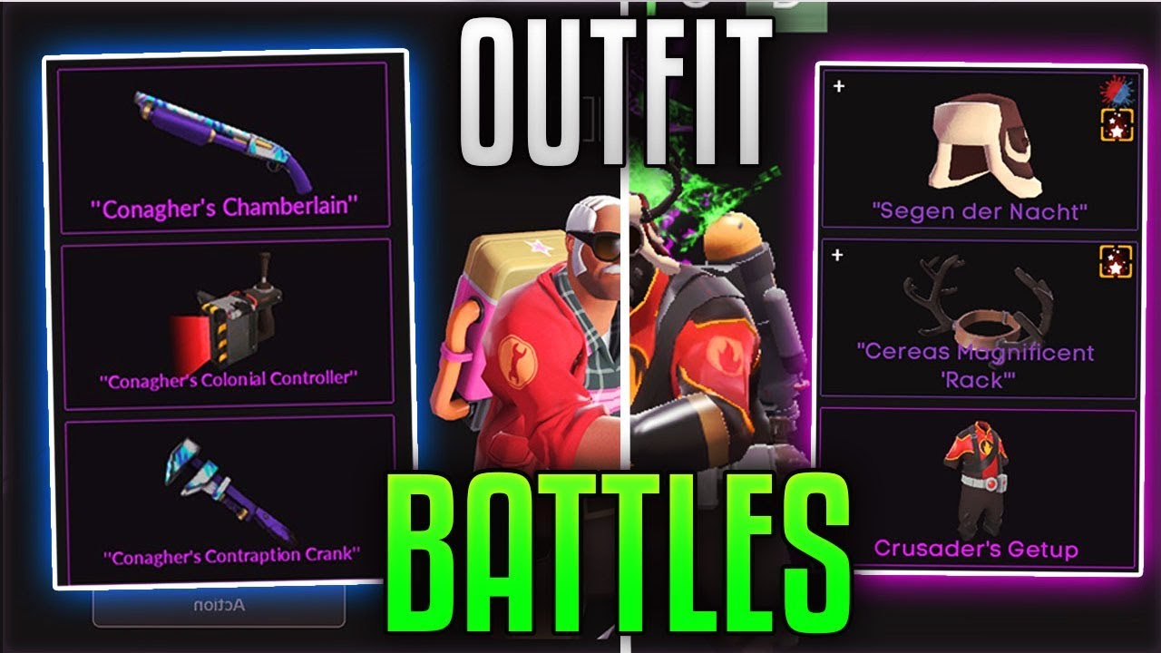 [TF2] GOD TIER UNUSUALS & FULL PINK GRADE LOADOUT?! Outfit Battles