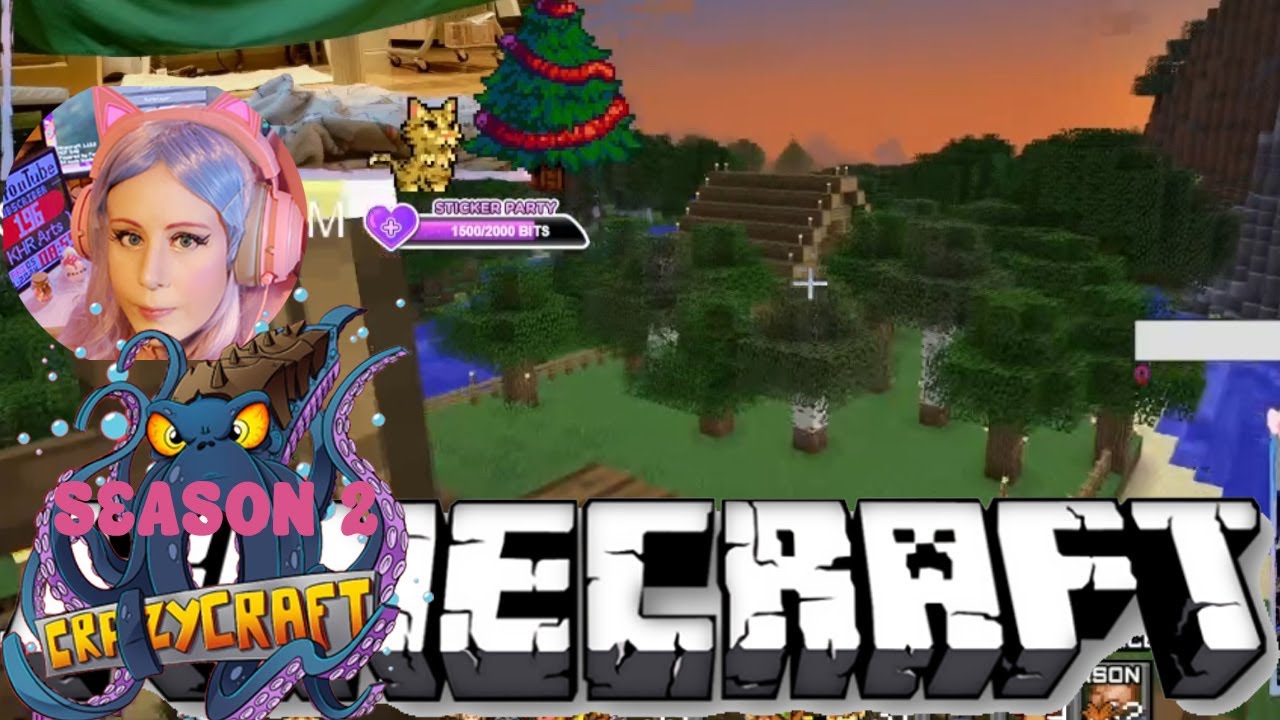 Chickens Aplenty - CrazyCraft Minecraft Survival Season 2 Episode 2