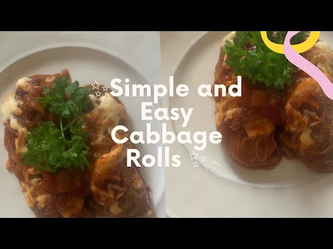 Video: Cooking Vegetable Cabbage Rolls On Our Own