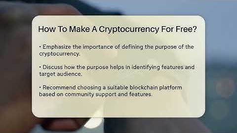How To Make A Cryptocurrency For Free? - Talking Tech Trends