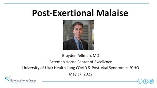 Post-Exertional Malaise (PEM)