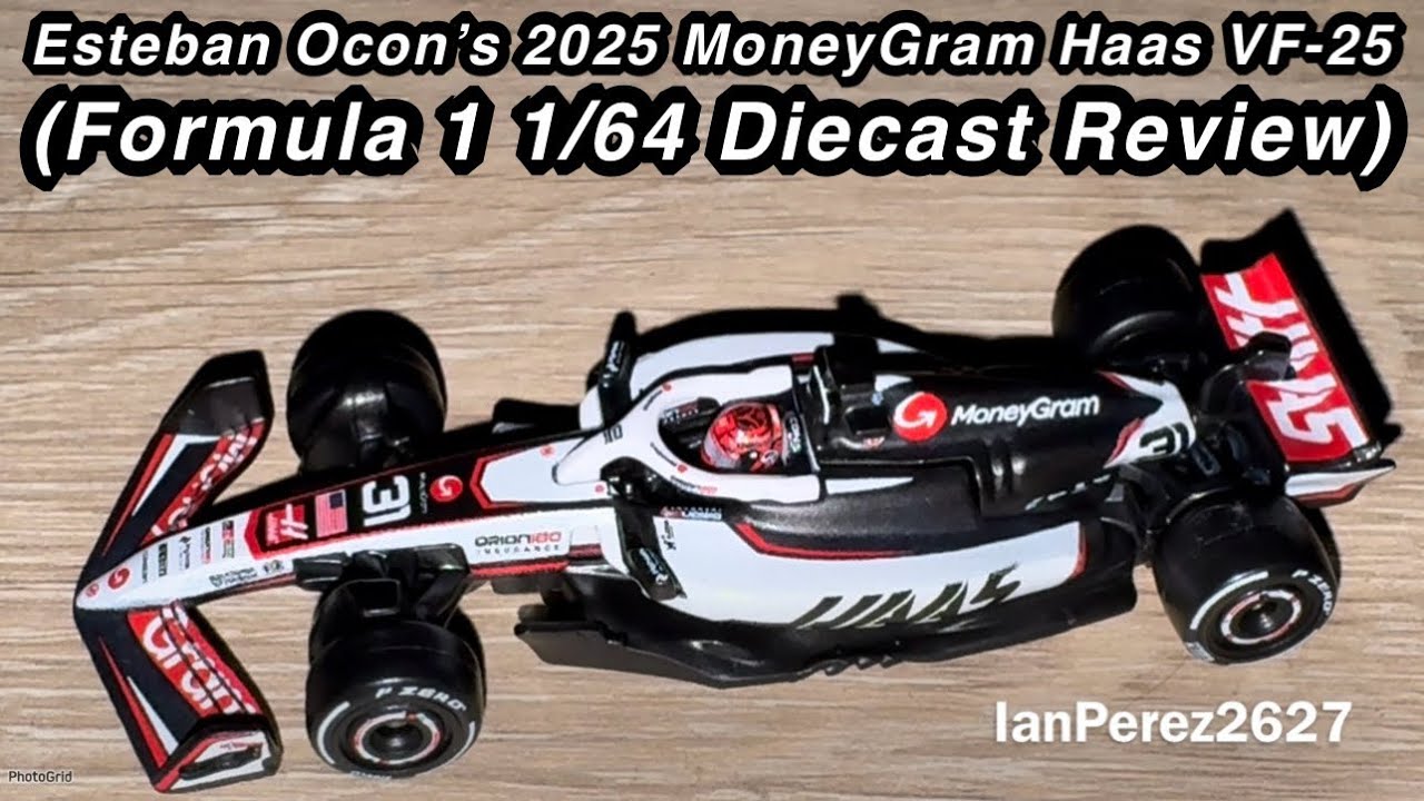 Esteban Ocon's 2025 MoneyGram Haas VF-25 (Formula 1 1/64 Diecast