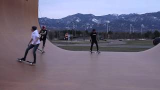 Team RipStik's Colorado Road Trip Part 4 - COLORADO SPRINGS HALFPIPE SESSION [HD]