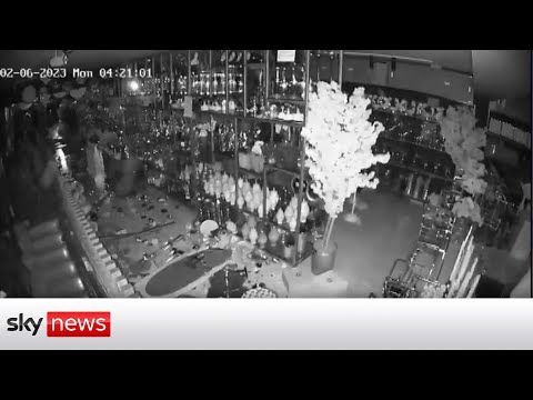 Turkey-Syria earthquake: Dramatic CCTV shows building shake for more than a minute
