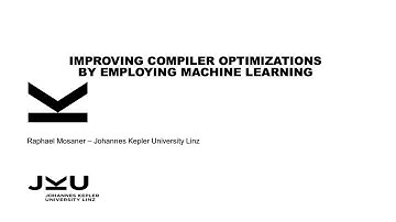 Improving Compiler Optimizations by Employing Machine Learning — The 2021 Graal Workshop at CGO
