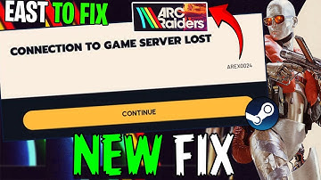 🌐 How to Fix ARC Raiders “Connection to Game Server Lost” Error (2025 Easy Fix Guide) 🛠️