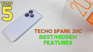 Tecno Spark 20C Top 5 Best/Hidden Features | Tips And Tricks Spark 20C