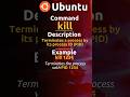 How to terminate process in #ubuntuserver #ubuntu