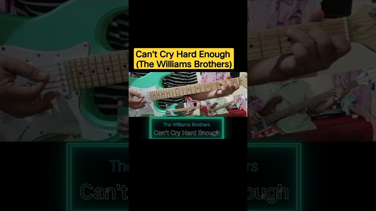 Can't Cry Hard Enough (The Williams Brothers) guitar and bass cover