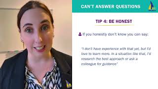 What to Do if You Can’t Answer Interview Questions