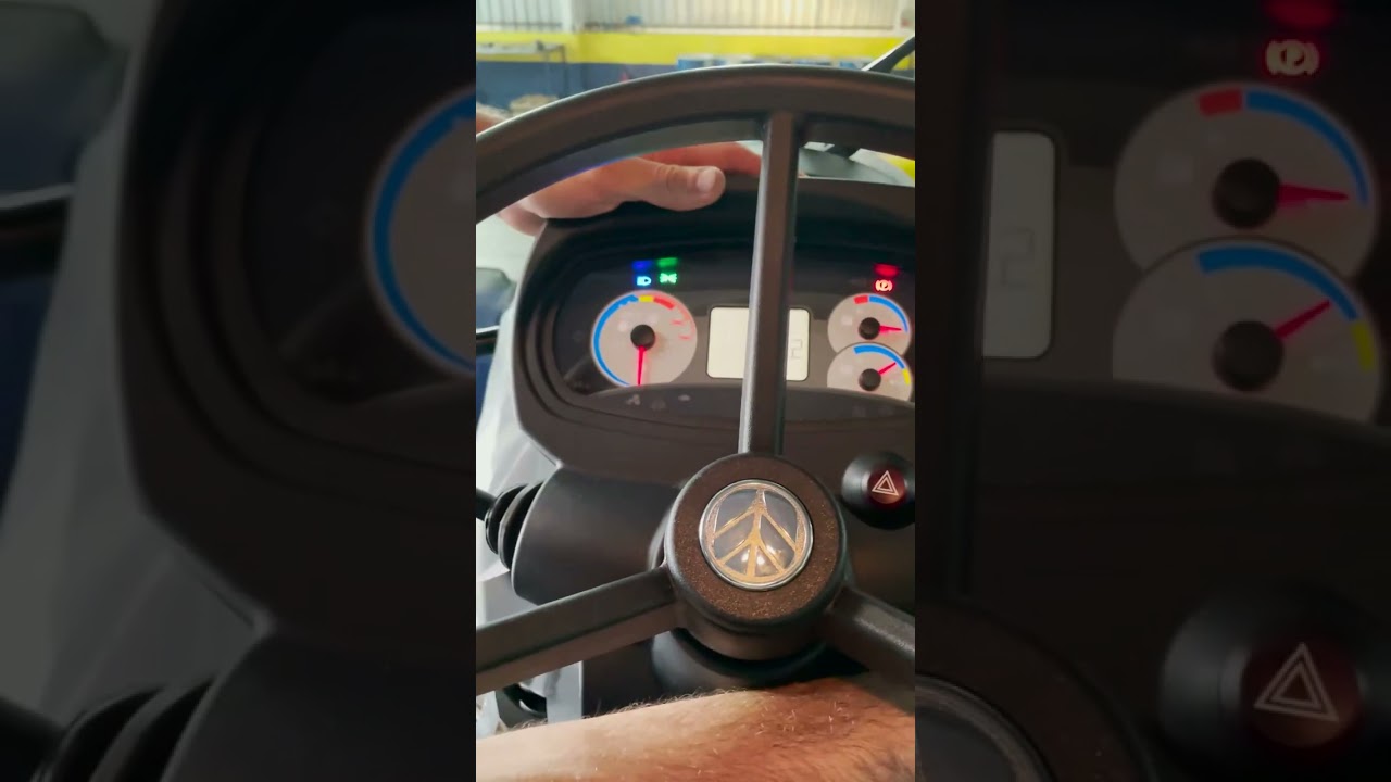 Operação do trator agrícola New Holland T6 110