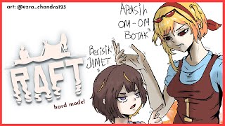 【Raft】hard level: the end ⛵【Kaela x Anya / hololiveID】